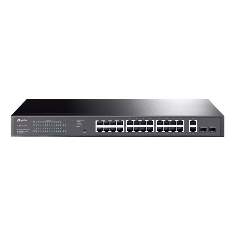 TP-Link 28-Port Gigabit Easy Smart Switch | TL-SG1428PE