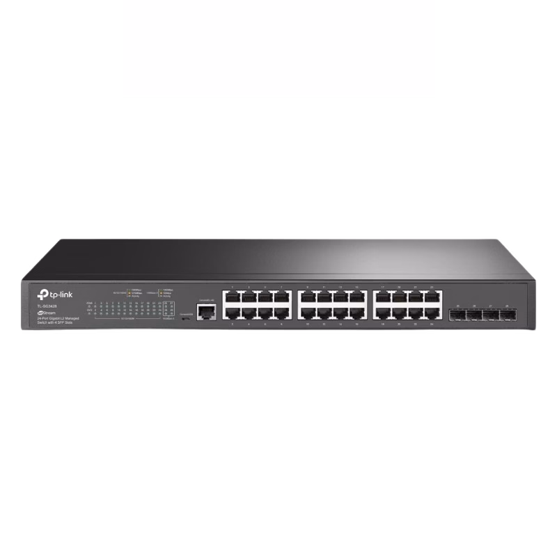 TP-link JetStream 24-Port Gigabit L2 Managed Switch | TL-SG3428