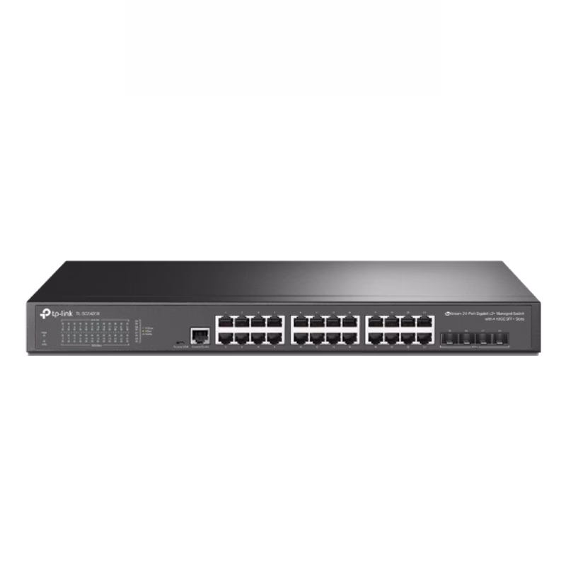 TP-Link JetStream 24-Port Gigabit L2+ Managed Switch with 4 10GE SFP+ Slots | TL-SG3428X | 1 Year Warranty