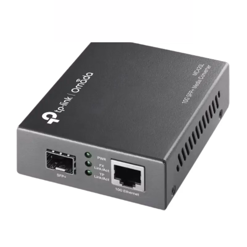 TP-Link Omada 10G Multi-Gigabit SFP Media Converter | MC420L