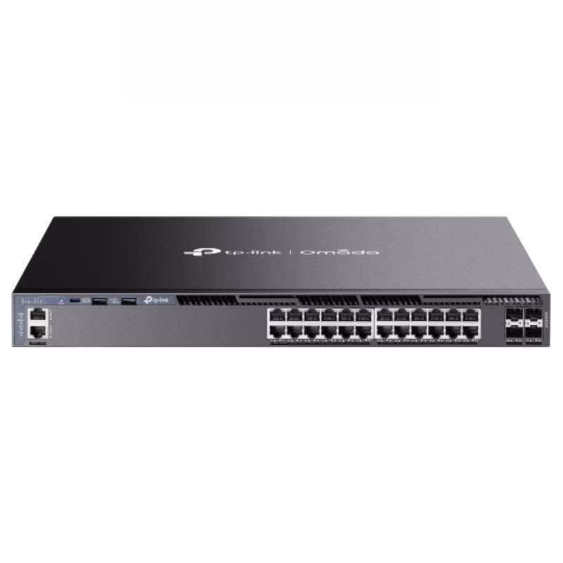 TP-Link Omada 24-Port Gigabit Stackable L3 Managed Switch with 4 10G Slots | SG6428X | 1 Year Warranty