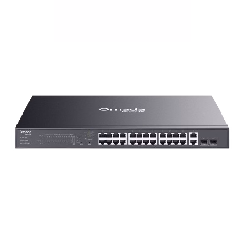 TP-Link Omada 28-Port Gigabit Easy Managed Switch with 24-Port PoE+ | ES228GMP