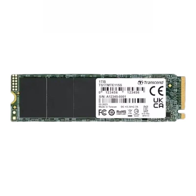 Transcend 1TB SSD NVMe M.2 | TS1TMTE115S | 2 Years Warranty