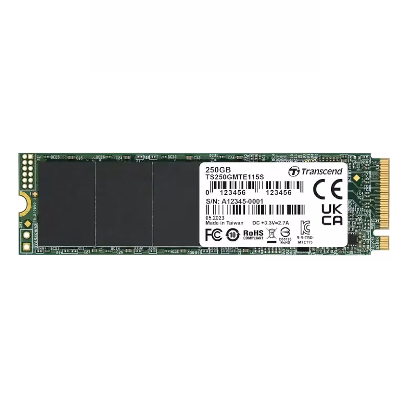 Transcend 250GB PCIe SSD 115S NVMe | 2 Years Warranty