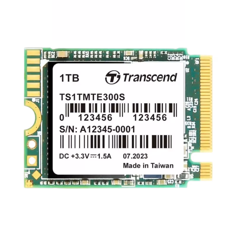 Transcend Short SSD NVMe M.2 1TB | TS1TMTE300S | 1 Year Warranty