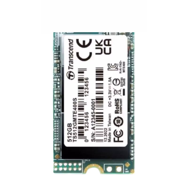 Transcend Short SSD NVMe M.2 512GB | TS512GMTE400S | 1 Year Warranty
