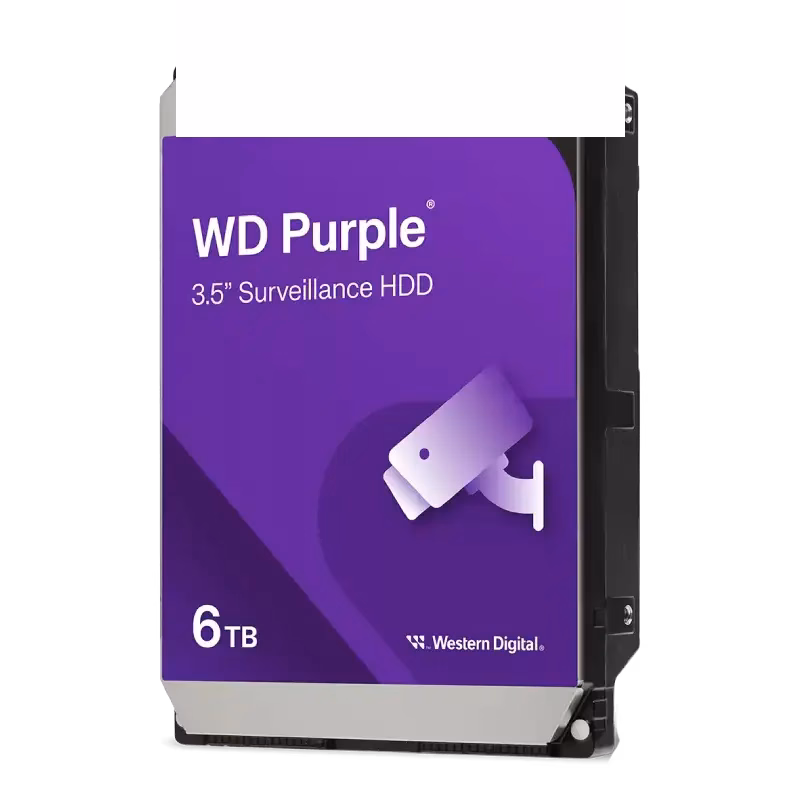 WD Purple Surveillance Hard Drive 6TB 3.5″ SATA | 3 Years Warranty