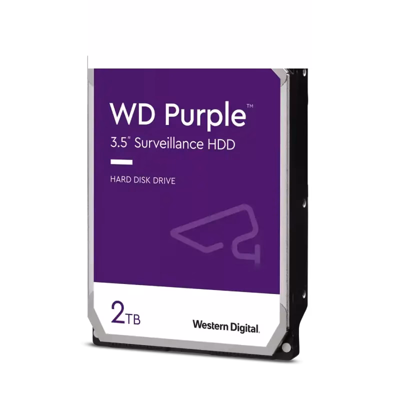 Western Digital Purple 3.5″ Sata 2TB HDD | 3 Years Warranty