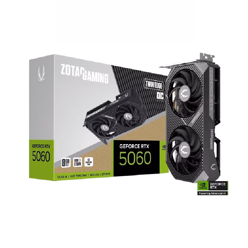 ZOTAC GAMING GeForce RTX 5060 8GB Twin Edge OC | ZT-B50600H-10M | Tax Included