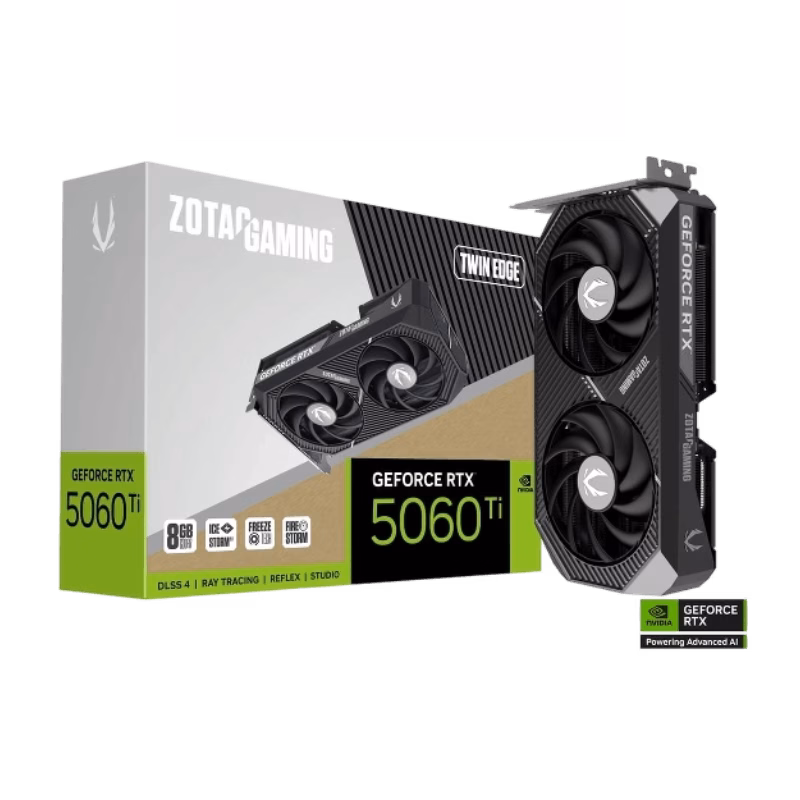 ZOTAC GAMING GeForce RTX 5060 Ti 8GB Twin Edge Graphics Card | ZT-B50610E-10M | Tax Free