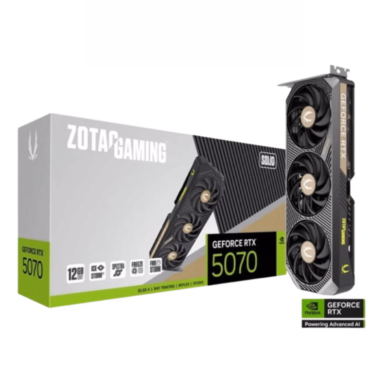 Zotac Gaming GeForce RTX 5070 SOLID Graphics Card | ZT-B50700D-10P
