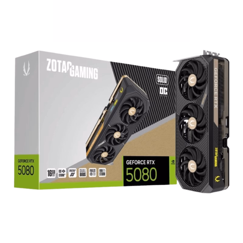 ZOTAC GAMING GeForce RTX 5080 SOLID OC Graphics Card | Tax Free