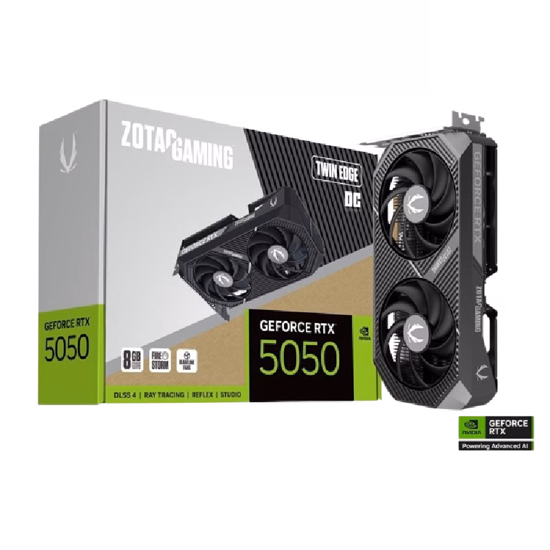 ZOTAC GAMING GPU GeForce RTX 5050 8GB Twin Edge OC DDR6 | ZT-B50500H-10M