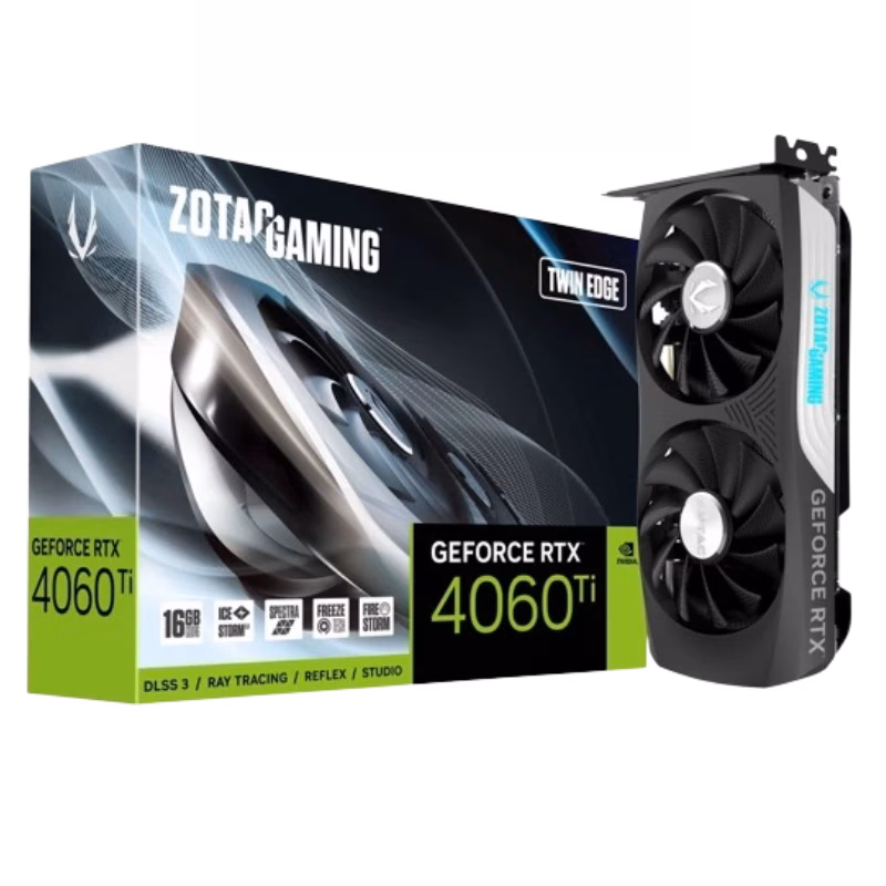 ZOTAC GeForce RTX 4060 TI Twin Edge 16GB | ZT-D40620E-10M | Tax Free