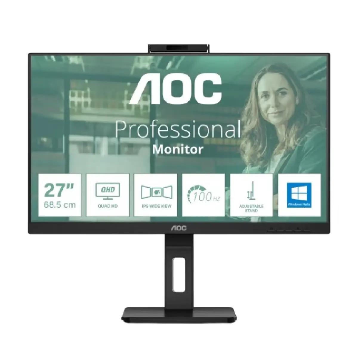 AOC Q27P3CW 27″ QHD With Webcam