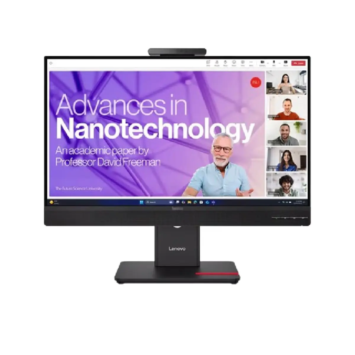 Lenovo ThinkVision T24-4v 23.8″ FHD IPS Monitor with Built-in Webcam | 64B6MAT1EU | 3 Years Warranty