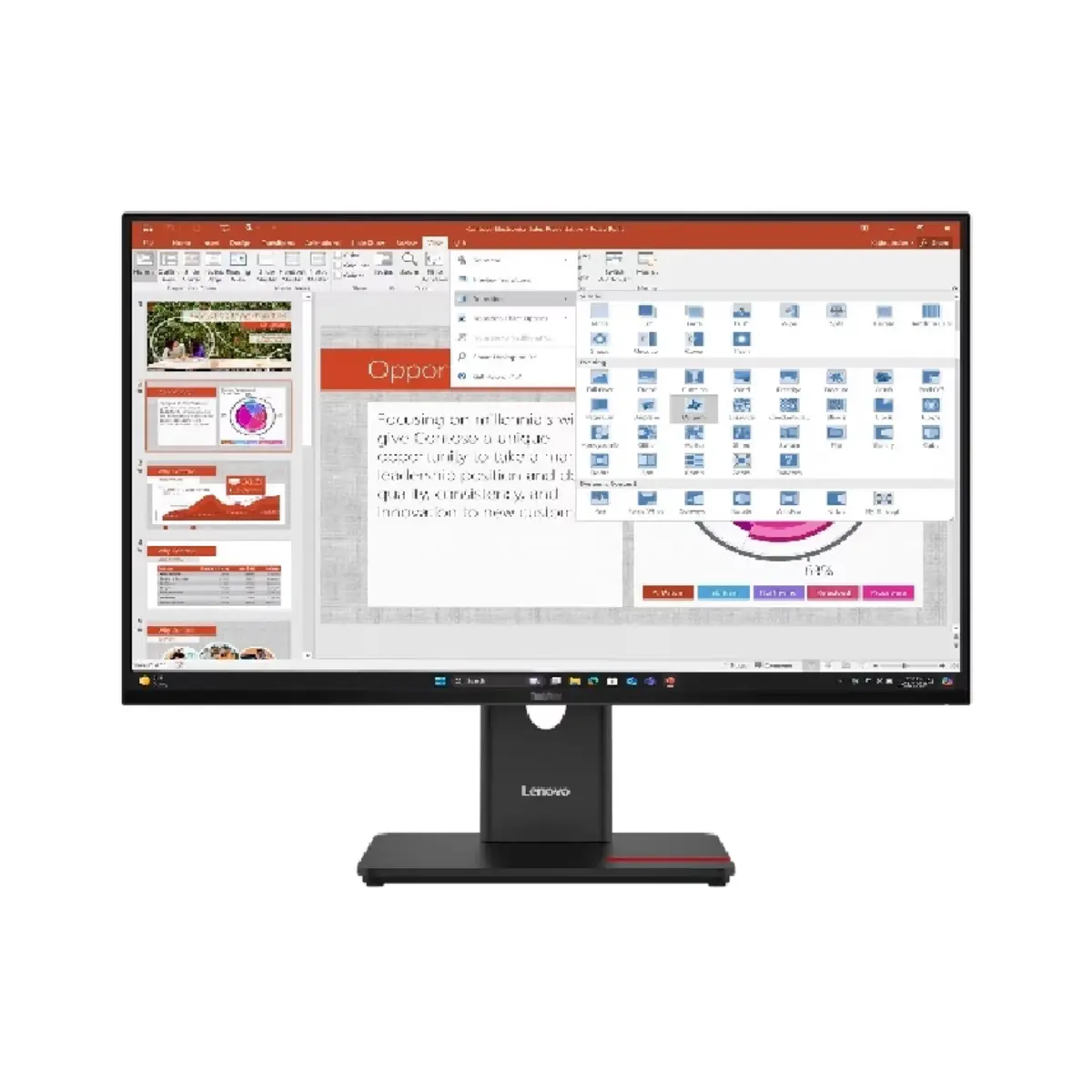 Lenovo ThinkVision T27-40 27” FHD Monitor | 64A5MAT6EU