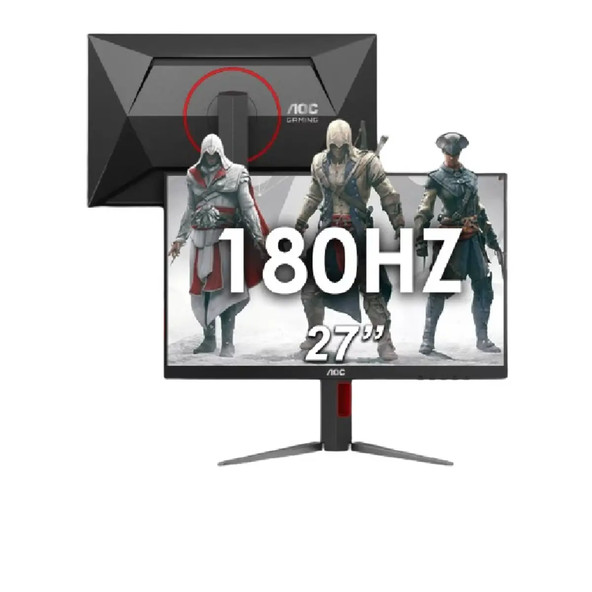 AOC 27G40E 27″ 180Hz 0.5ms Gaming Monitor