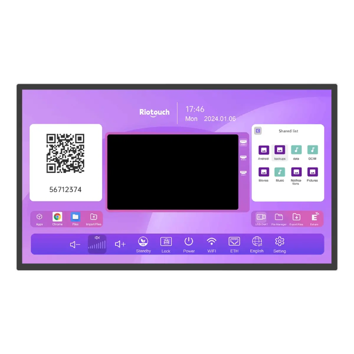Riotouch Interactive Panel 65″