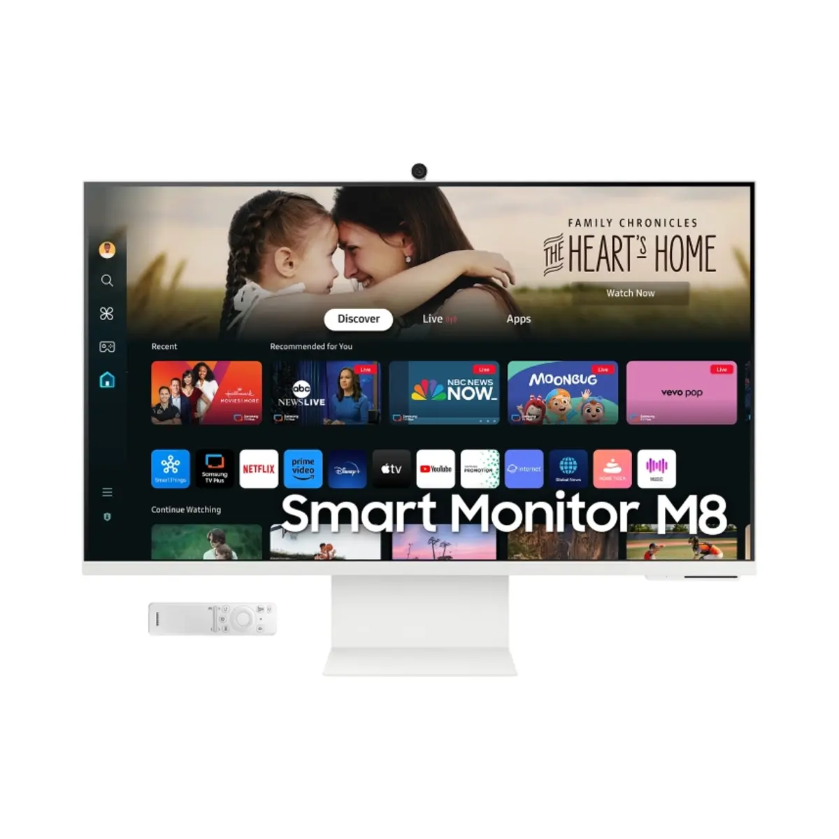 Samsung 32DM801 32″ M8 UHD 4k Smart Monitor – White | LS32DM801UMXUE