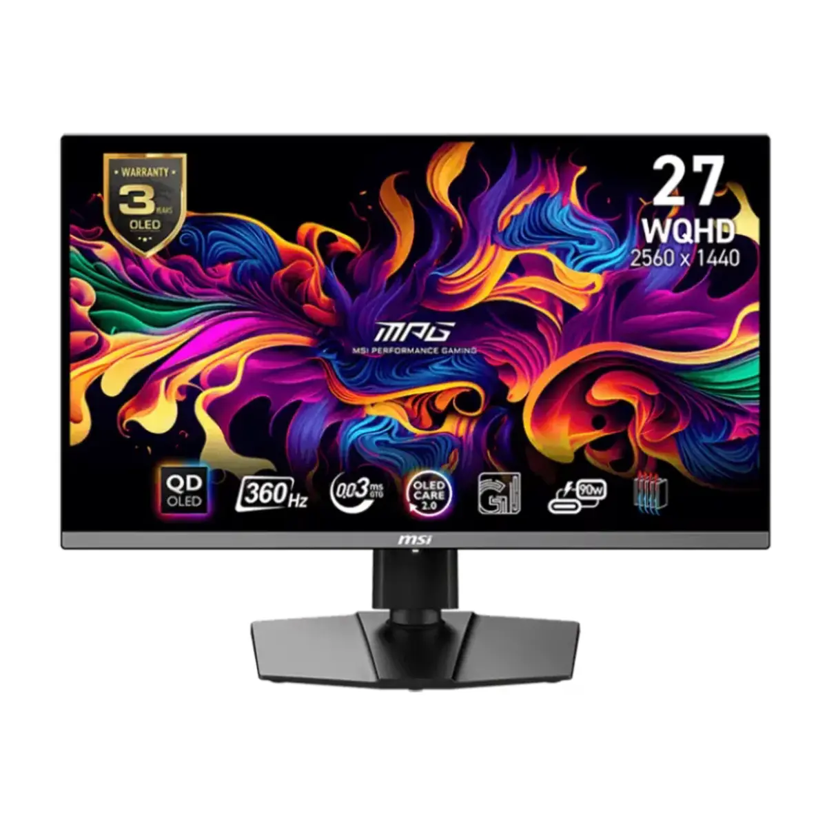 MSI MPG 271QRX QD-OLED 27″ 360Hz Gaming Monitor | 2 Year Warranty