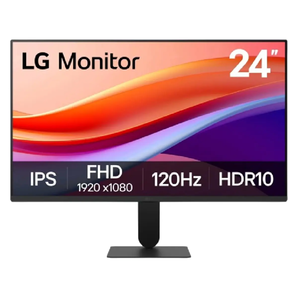LG 24″ FHD IPS 120Hz HDR10 Monitor – Slim Stand | 24U411A-B