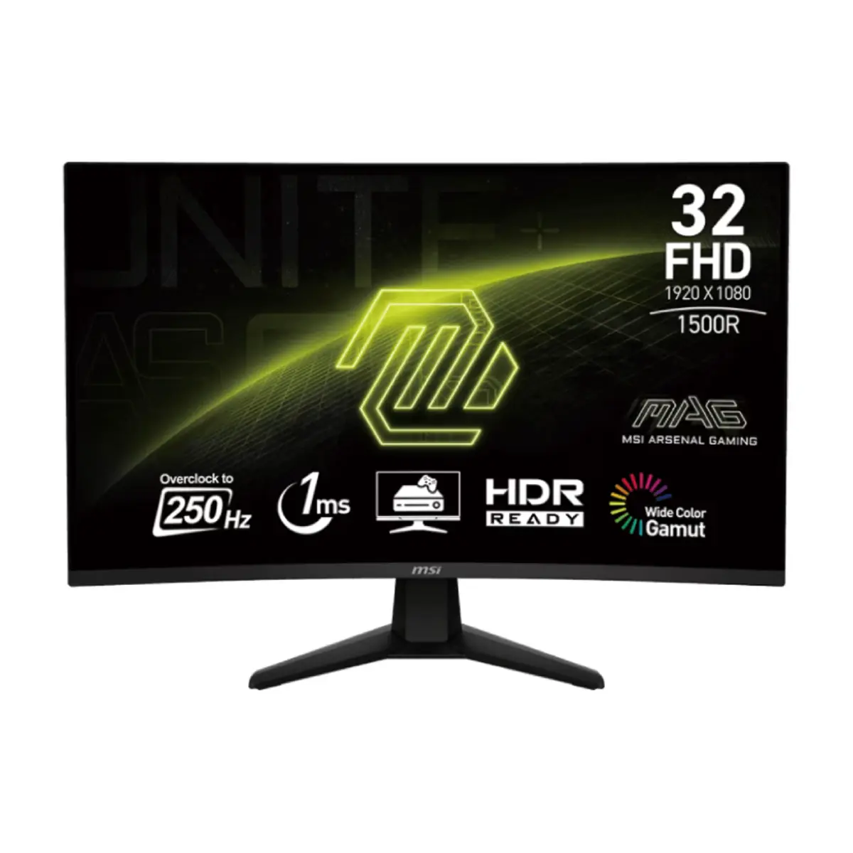 MSI MAG 32C6X 32″ 250Hz Curved Gaming Monitor