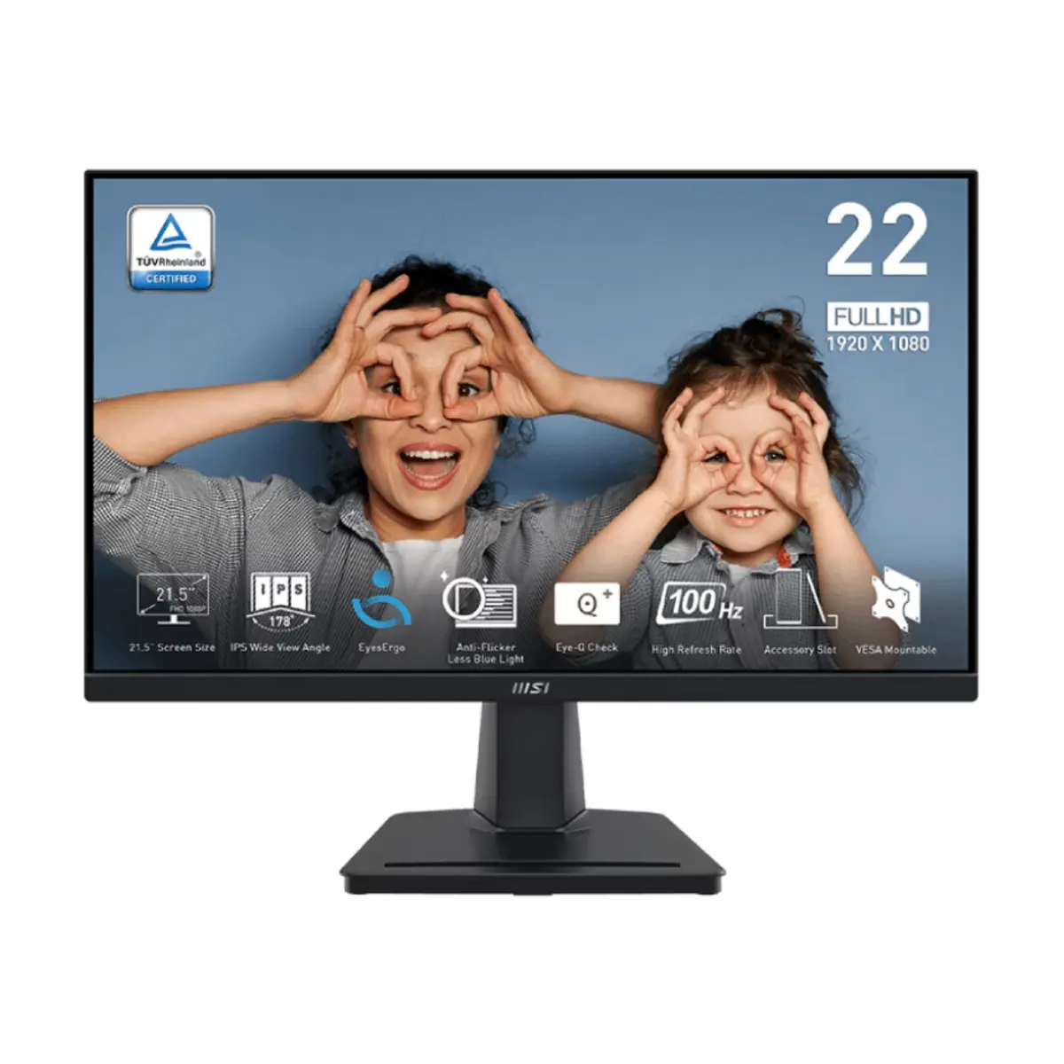 MSI Pro MP225 21.5″ 100Hz Business Monitor | 2 Years Warranty
