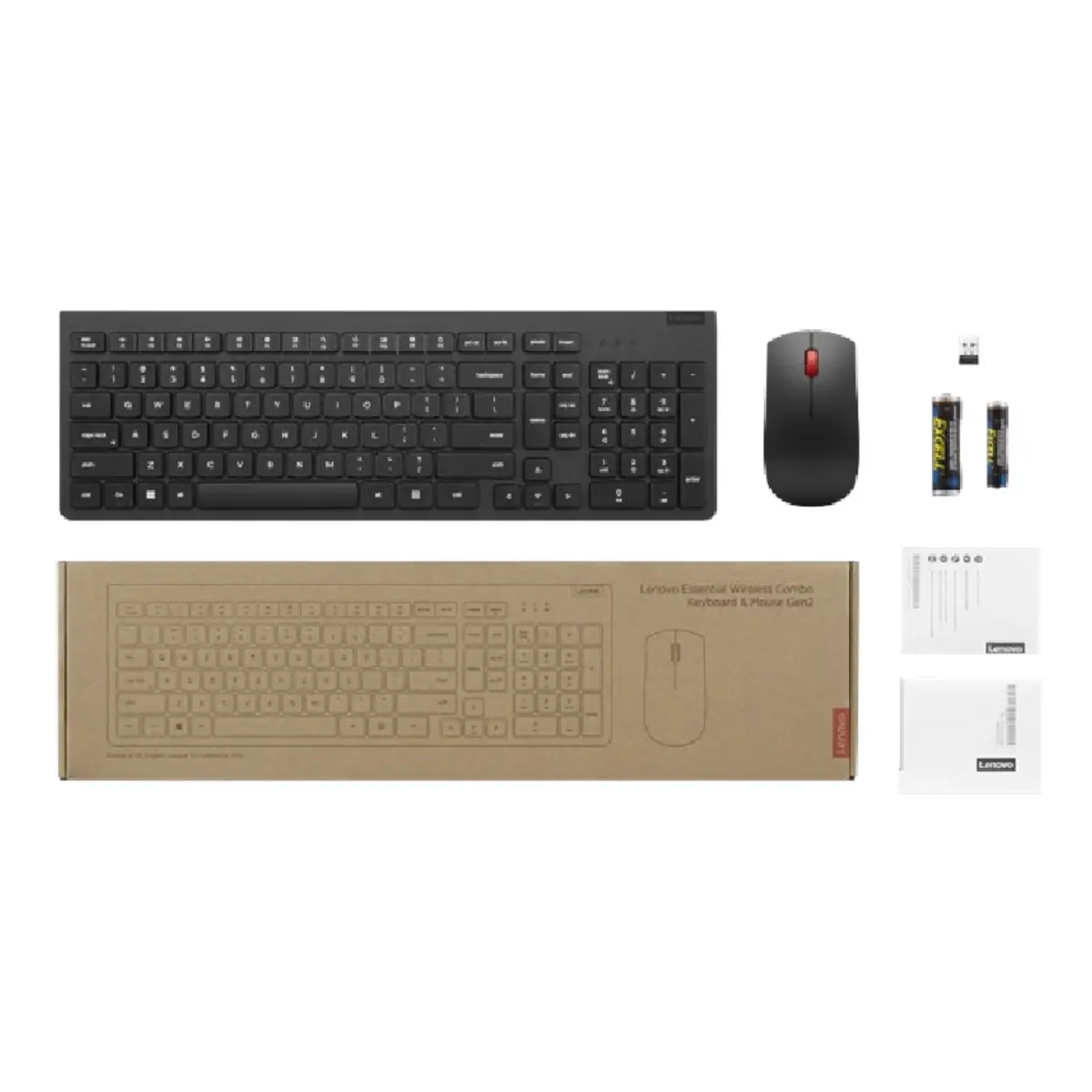 Lenovo Essential Wireless Combo Keyboard & Mouse Gen2 | 4X31N50748