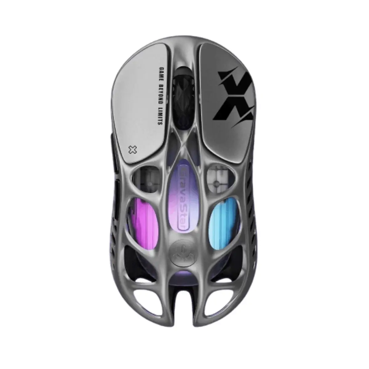 GravaStar Mercury X Wireless Gaming Mouse | Silver | Tax Included