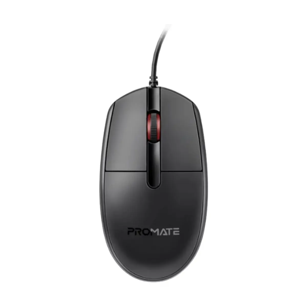 Promate CM-1200 Ergonomic Design Wired Optical Mouse