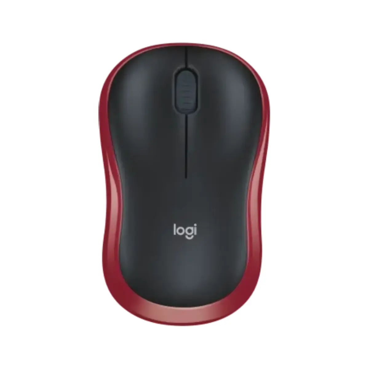 Logitech M185 Wireless Mouse – Red
