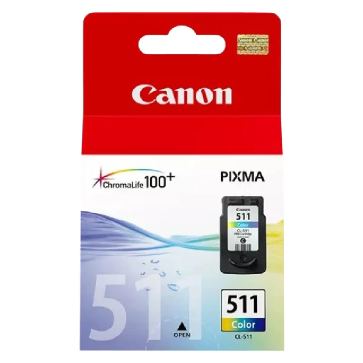 CANON Ink CL-511 for Inkjet Printing Tri Color Pack ChromaLife 100+