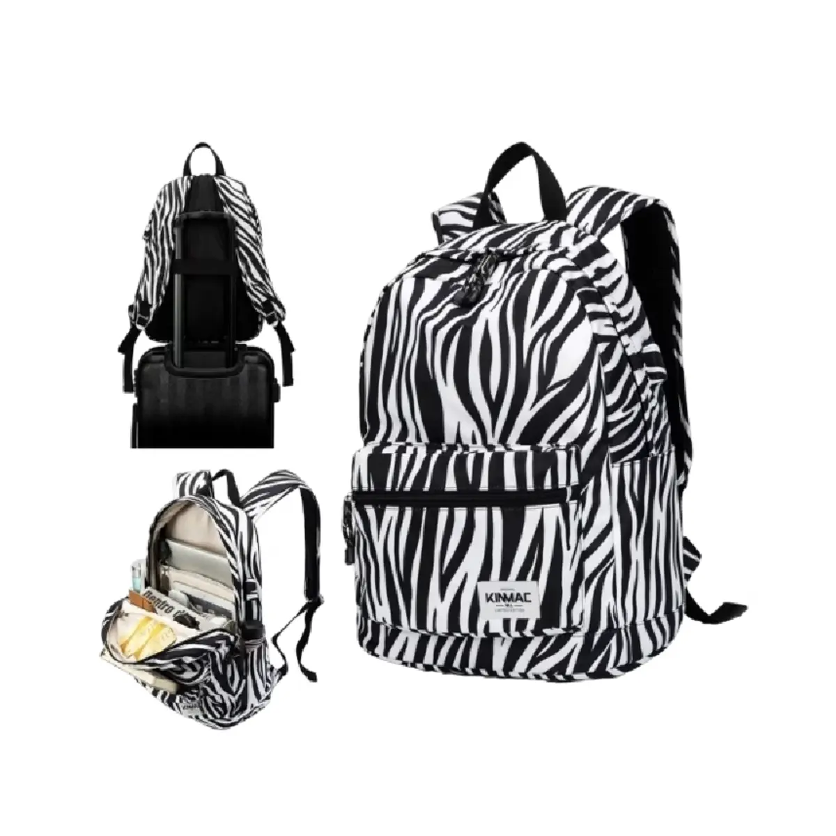 Kinmac Backpack – Zebra | KMB440