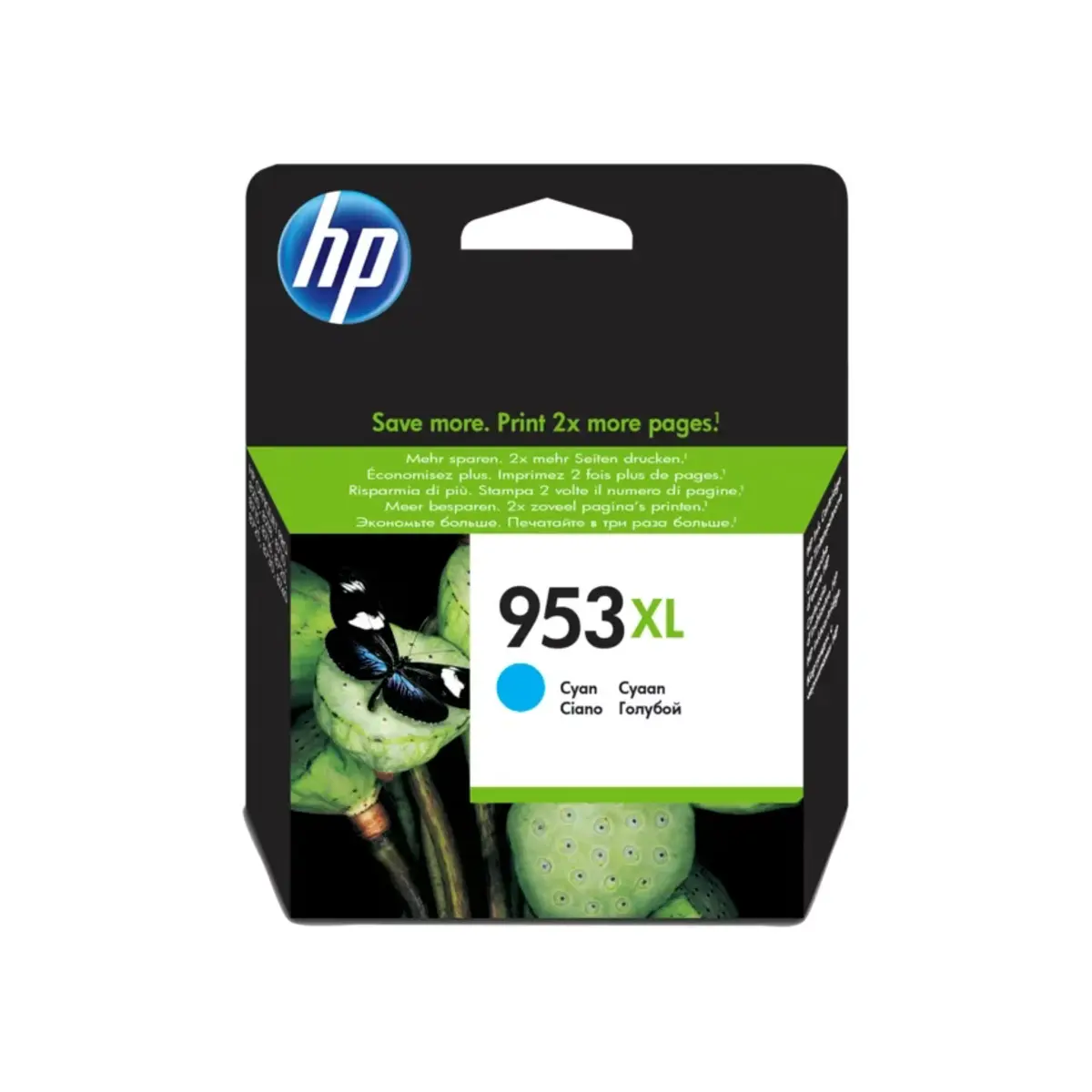 HP 953XL Cyan Original Ink | F6U16AE