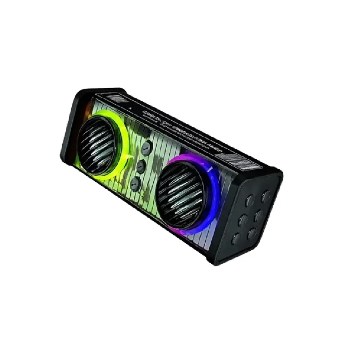 Mech Double Blast Little Cannon Portable Bluetooth Speaker Multicolor | K99