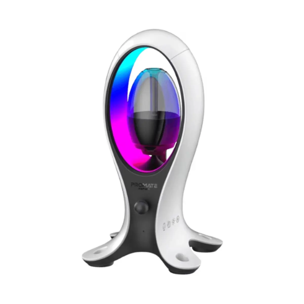 Promate Alpha-X RGB Speaker with Headphone Stand and USB Hub