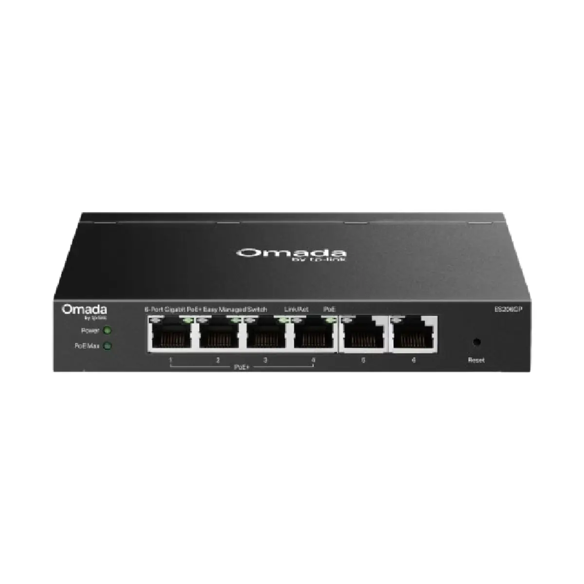 TP-Link Omada 6-Port Gigabit Easy Managed Switch with 4-Port PoE+ | ES206GP