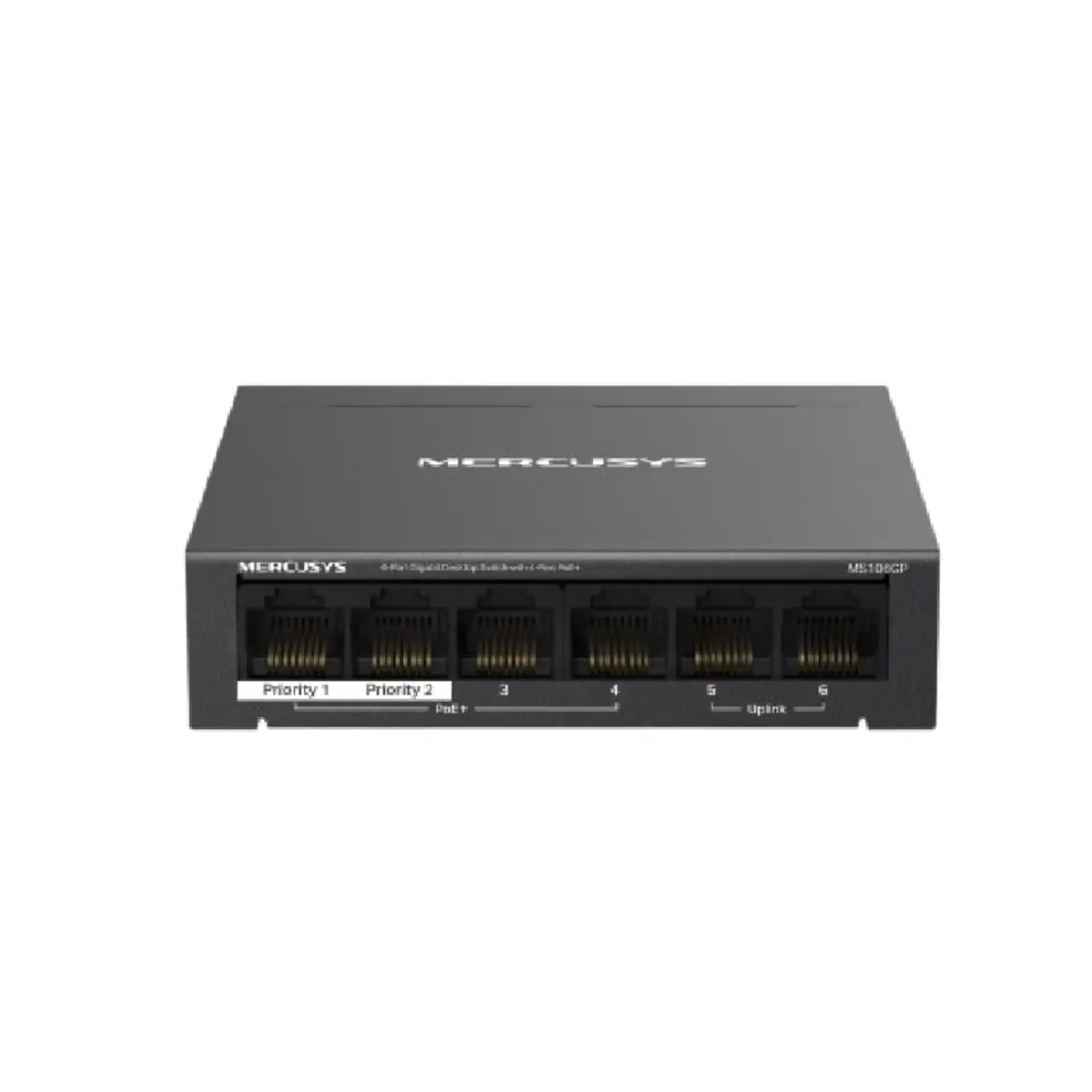Mercusys 6-Port Gigabit Desktop Switch with 4-Port PoE+ | MS106GP