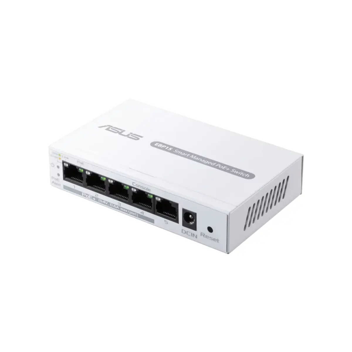 ASUS ExpertWiFi EBP15 – 5-Port GbE Smart Managed PoE+ Switch | 90IG08D0-MO3B00