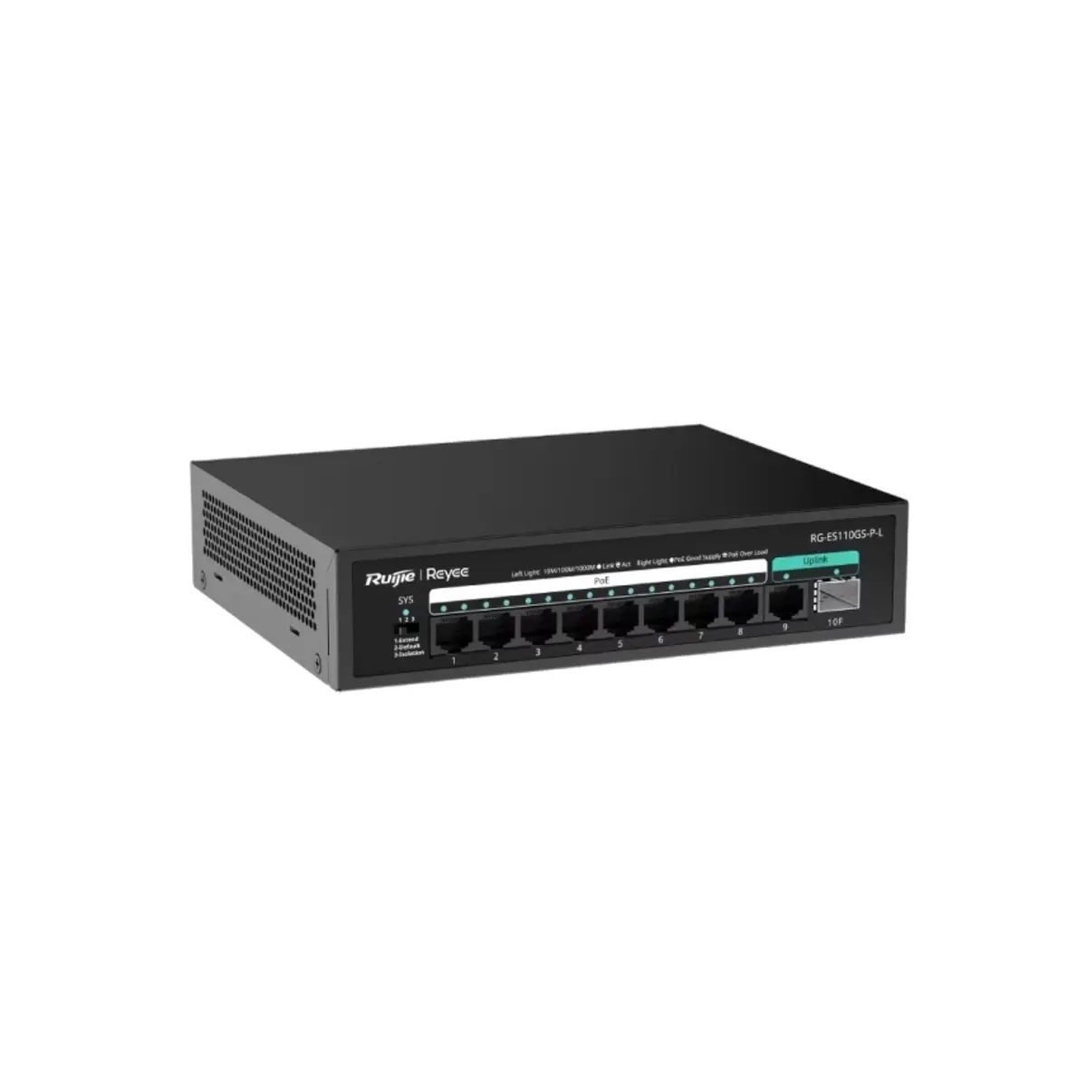 Ruijie Reyee RG-ES110GDS-P 10-port 10/100/1000Mbps Unmanaged PoE Switch | Tax Included