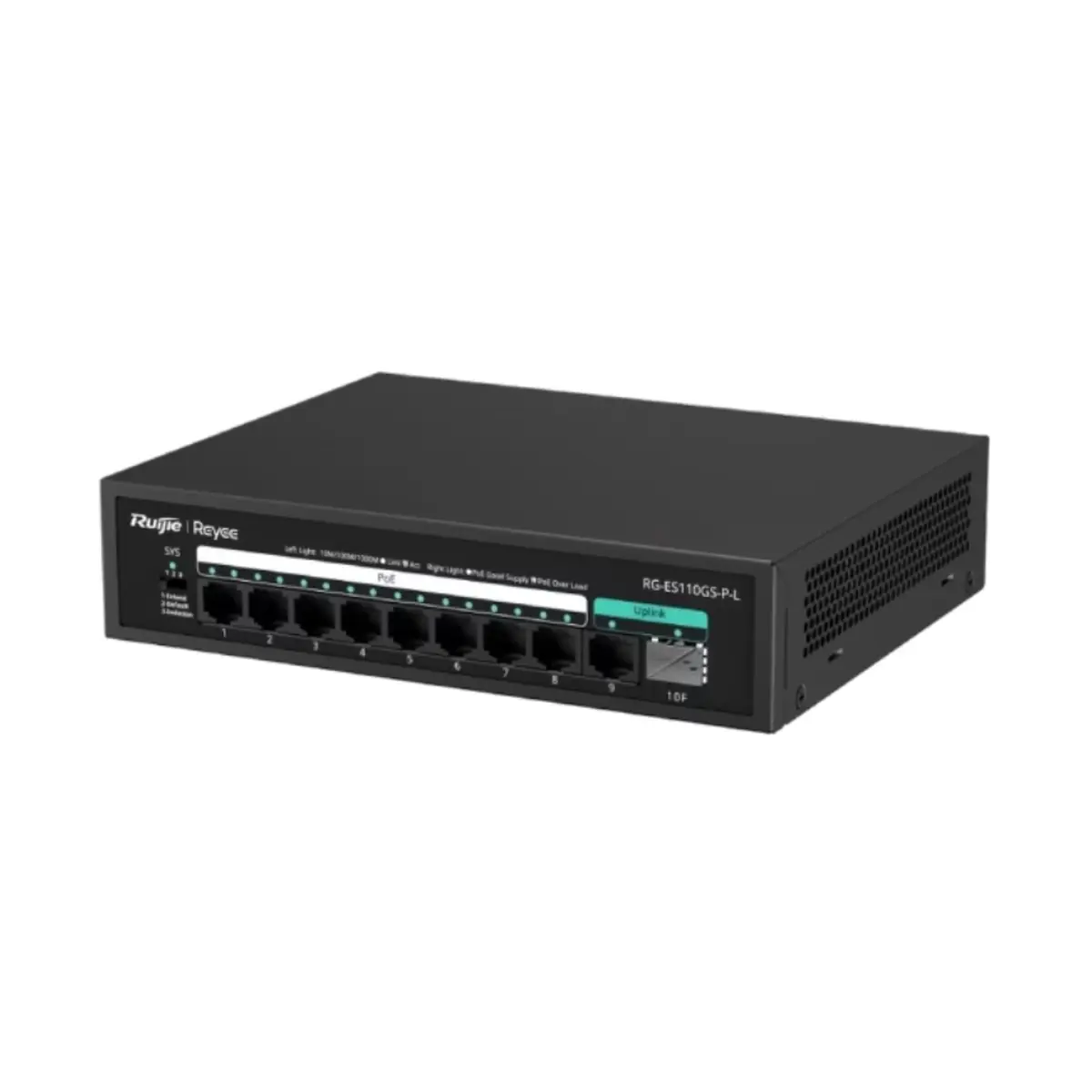 Ruijie Reyee RG-ES110GS-P-L 10-Port 10/100/1000 Mbps Unmanaged PoE Switch | Tax Included