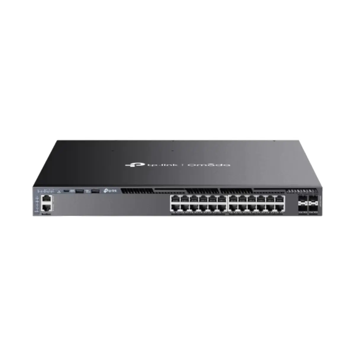 TP-Link Omada 24-Port Gigabit Stackable L3 Managed PoE+ Switch with 4 10G Slots | SG6428XHP | 1 Year Warranty