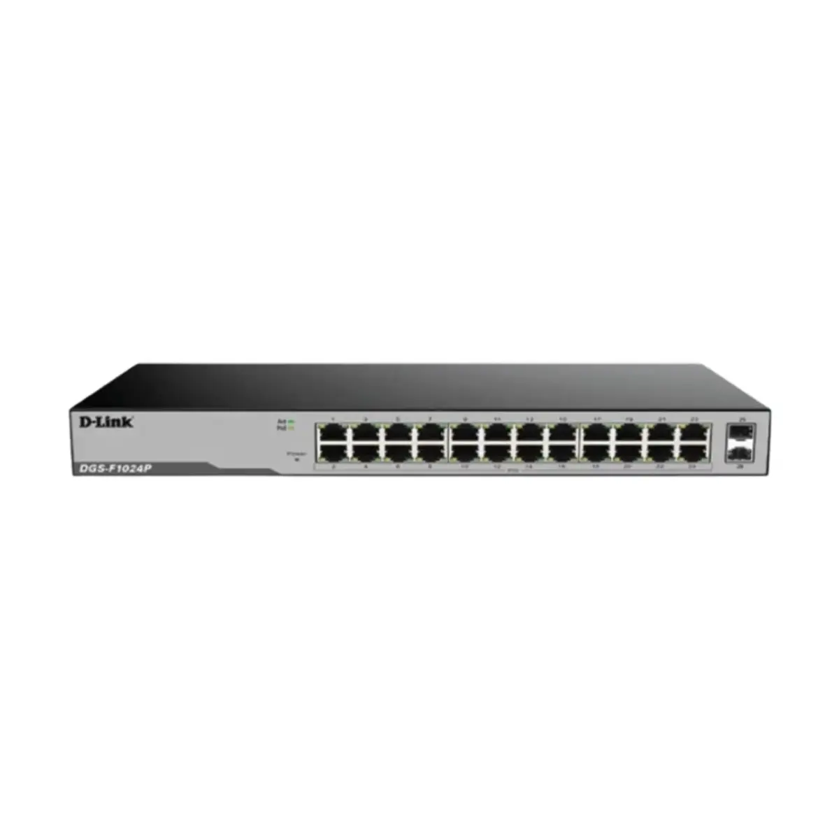 D-Link 24 Port Gigabit Unmanaged POE Switch 2 SFP Ports
