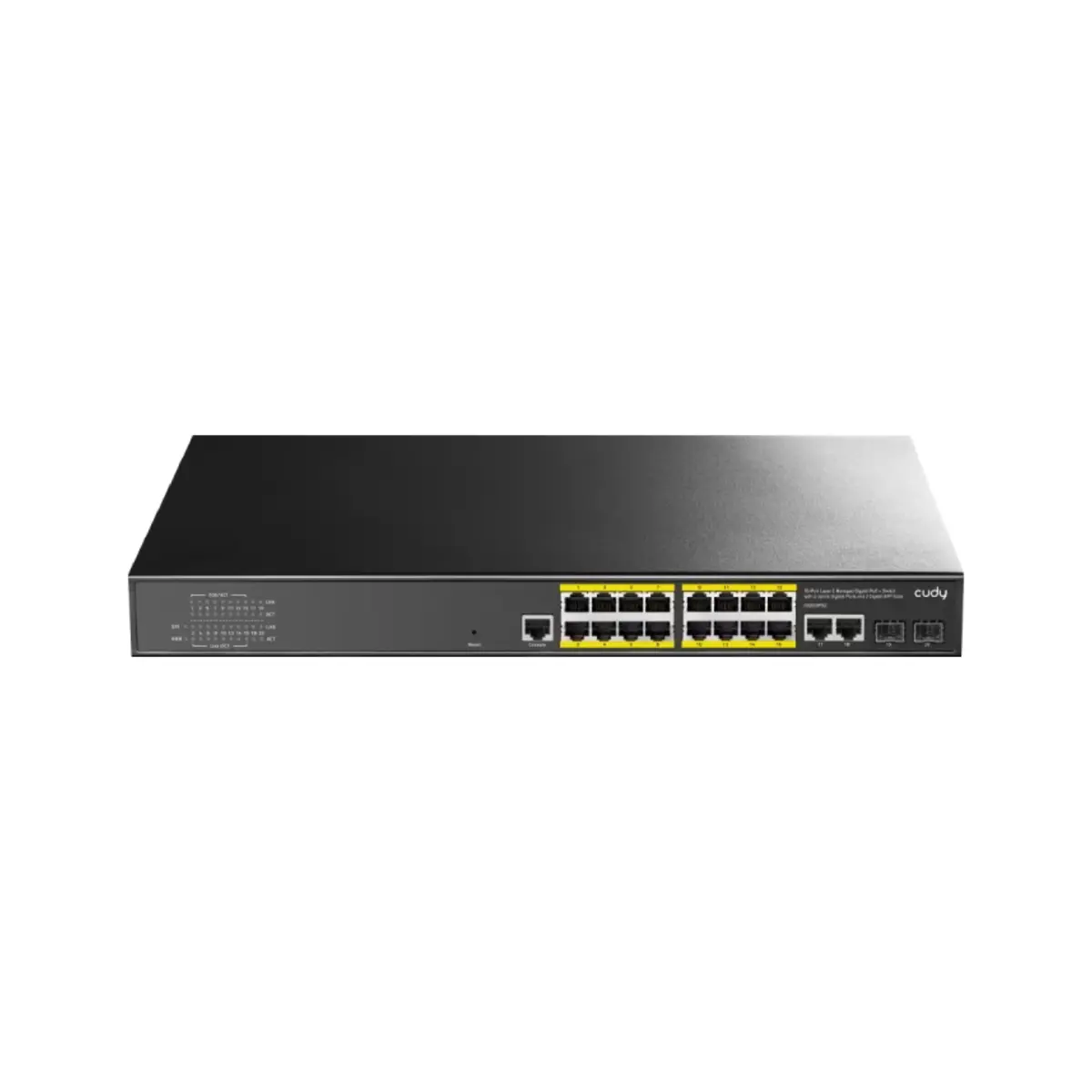Cudy 16-Port Gigabit L2 Managed PoE+ Switch 200W | GS2018PS2-200W