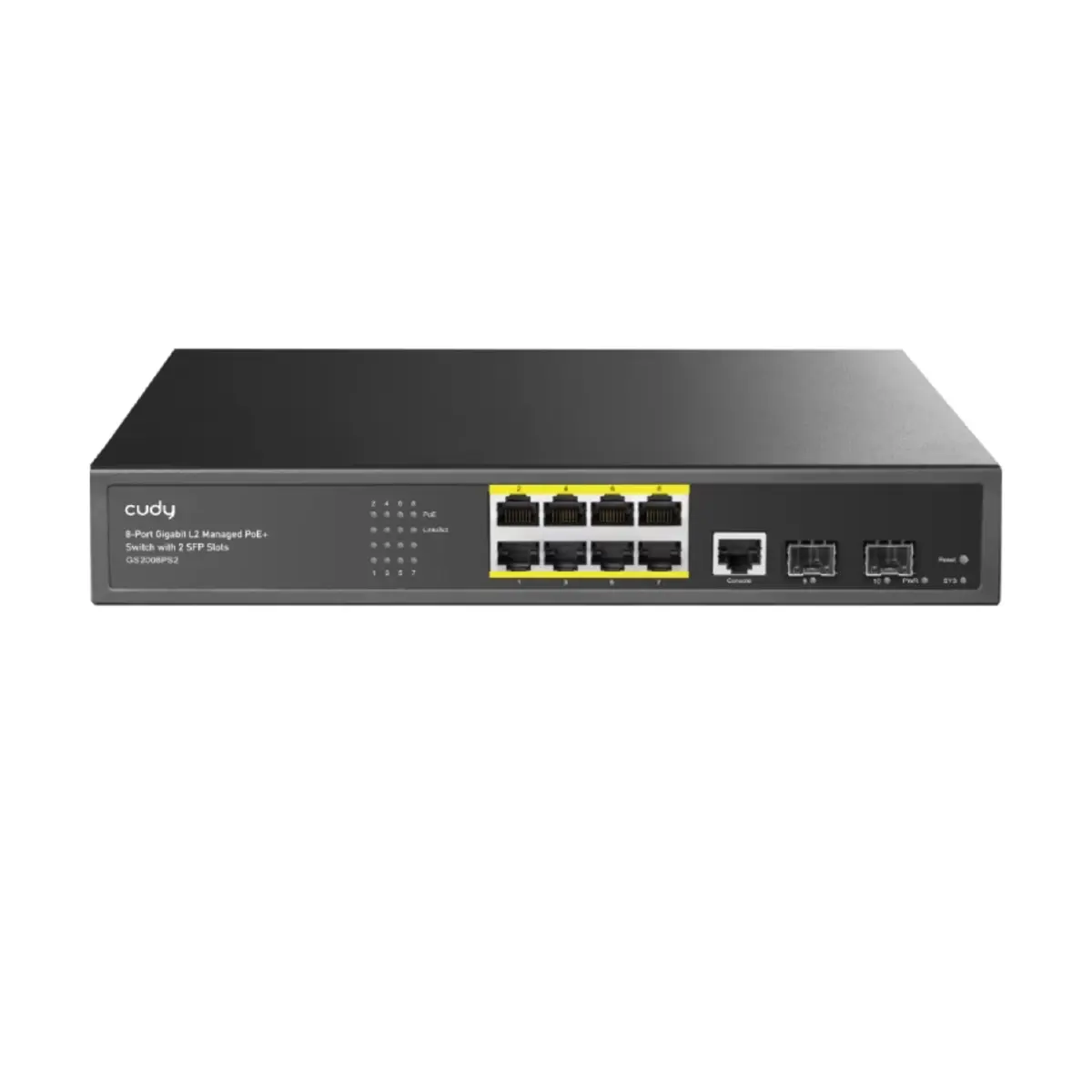 Cudy 8-Port Gigabit L2 Managed PoE+ Switch | GS2008PS2