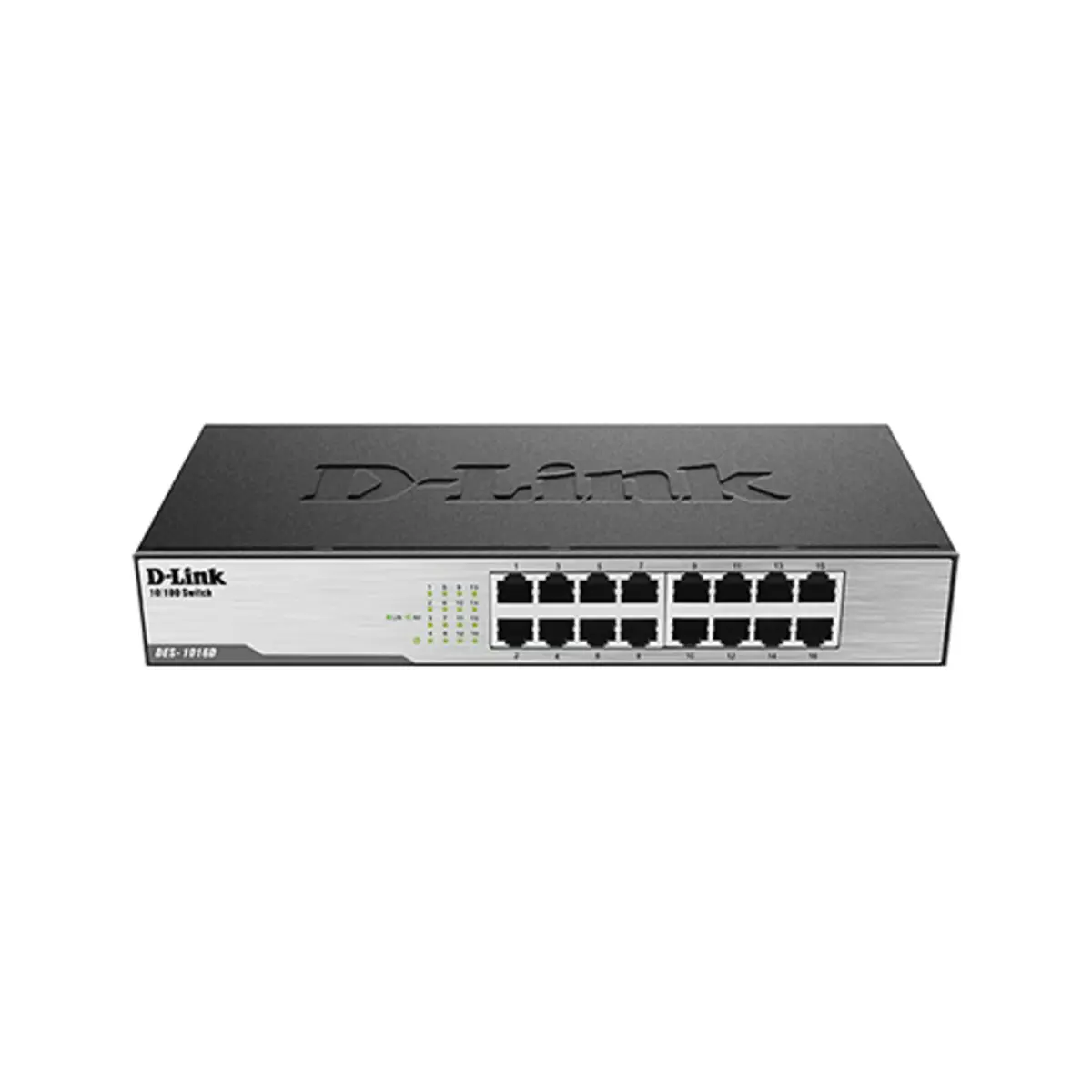 DLINK 16‑Port Fast Ethernet Unmanaged Desktop Switch DES‑1016D