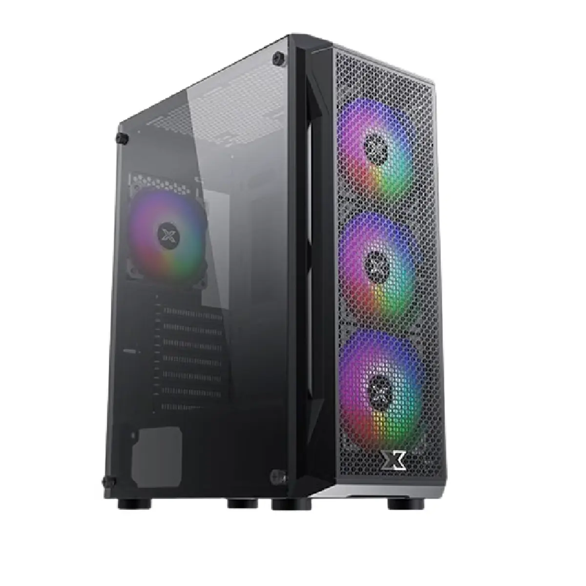 Xigmatek Gaming X Mid Tower Gaming Case 4fans RGB | Gaming X