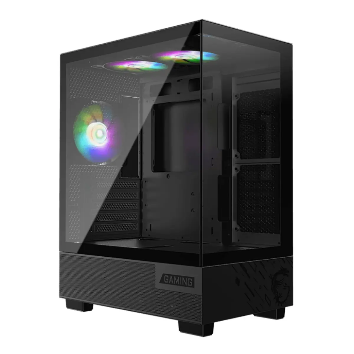 MSI PAG PANO M110A BLACK MATX 3PCS AUTO RGB FAN | 306-7G12M02-HH9