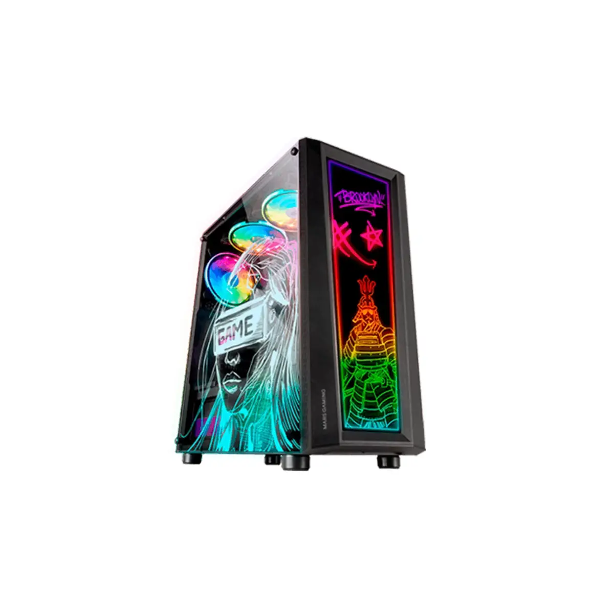 Mars Gaming MC-ART Artistic Gaming Case | Black | MCART